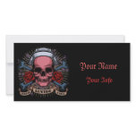 TLC Nurse Skull Picture Card
