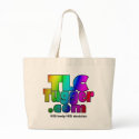 TLC Tugger Rainbow Tote, HIS body HIS decision bags