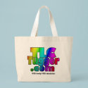 TLC Tugger Rainbow Tote, HIS body HIS decision bags