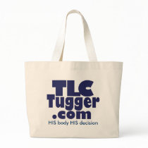 TLC Tugger Tote - HIS body HIS decision - Navy bags
