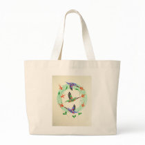 Tlingit Hummingbirds on a tote! bags by shademcvay Tlingit Hummingbirds on a tote! bags