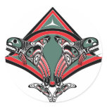 Tlingit Killer Whale Eagle Stickers