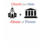TLT Church + State = Abuse of Power v1.1 Tshirt