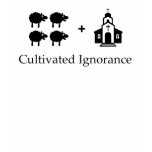 TLT Organized Religion = Cultivated Ignorance T-shirts