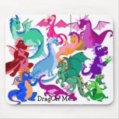 tn_dragon005yy, tn_dragon011yy, tn_dragon008yy,... mouse pad by teleteddy