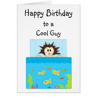 Cool Guy Birthday Greeting Cards, Cool Guy Birthday Greetings | Zazzle
