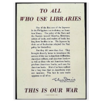 To All Who Use Libraries flyers