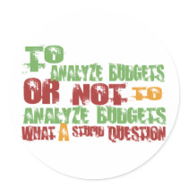 To Analyze Budgets stickers