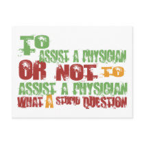 To Assist a Physician postcards