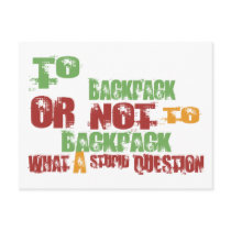 To Backpack postcards