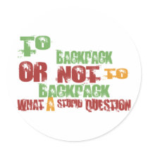 To Backpack Sticker