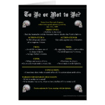 To Be or Not to Be? cards