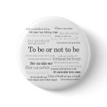 To Be Or Not To Be in Many Languages Buttons