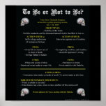 To Be or Not to Be? Print