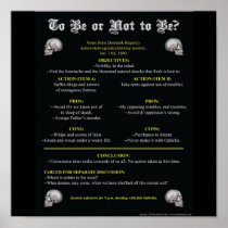 To Be or Not to Be? Print
