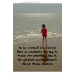 To Be Yourself Card
