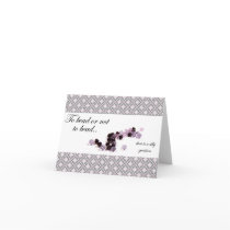 To bead or not to bead note card cards