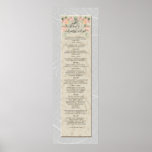 To Build a Lasting Love - Grey Damask Peach Roses Posters