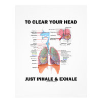 To Clear Your Head Just Inhale & Exhale (Respire) Letterhead