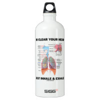 To Clear Your Head Just Inhale & Exhale (Respire) SIGG Traveler 1.0L Water Bottle