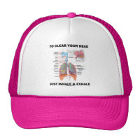 To Clear Your Head Just Inhale & Exhale Trucker Hat