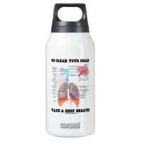 To Clear Your Head Take A Deep Breath 10 Oz Insulated SIGG Thermos Water Bottle
