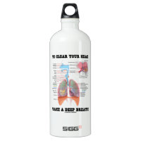 To Clear Your Head Take A Deep Breath SIGG Traveler 1.0L Water Bottle