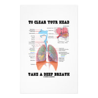 To Clear Your Head Take A Deep Breath Stationery