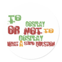 To Cosplay stickers