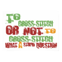 To Cross-stitch posters