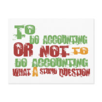 To Do Accounting Postcards