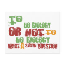 To Do Biology postcards