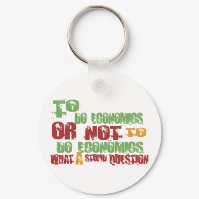 To Do Economics Keychain by 1000suns