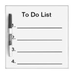 To Do List Dry Erase Board