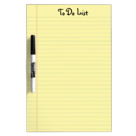 To Do List Dry Erase Whiteboards