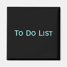 To Do List Fridge Magnet