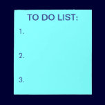TO DO LIST (Light Blue) Notepads notepads