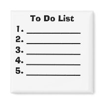 To Do List Fridge Magnet