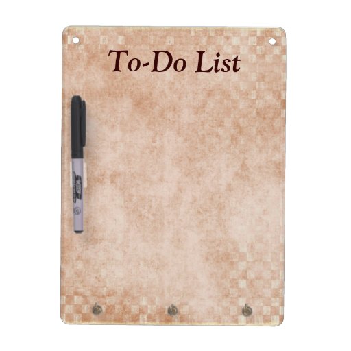 ToDo List Planner Dry Erase Board Zazzle