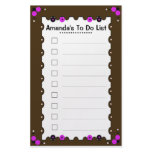 To Do List Stationery Design