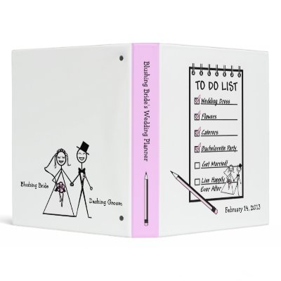 Wedding List on Wedding List On To Do List Wedding Planner Binders By