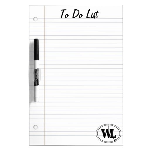 'To Do List' WorkLife WhiteBoard DryErase Whiteboard Zazzle