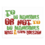 To Do Manicures Post Cards