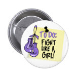 To Do Note - Fight Like a Girl - Hodgkins Lymphoma buttons