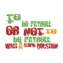 To Do Payroll posters