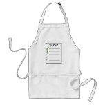 To Do Plan Apron