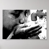 To drink waters of the source Or Indian ink Atwork