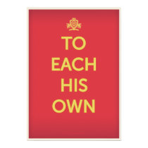 To Each His Own posters