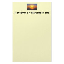 To Enlighten stationery by MaximsAndMore To Enlighten stationery