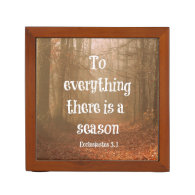 To everything there is a season Bible Verse Pencil/Pen Holder
